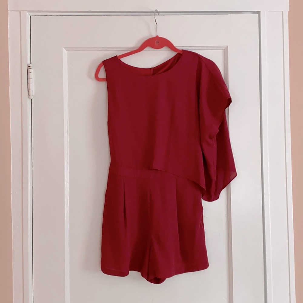 Red romper by arc & co.